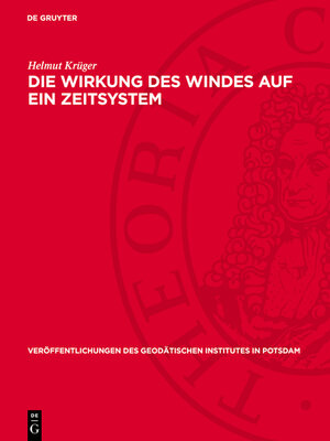 cover image of Die Wirkung des Windes auf ein Zeitsystem
